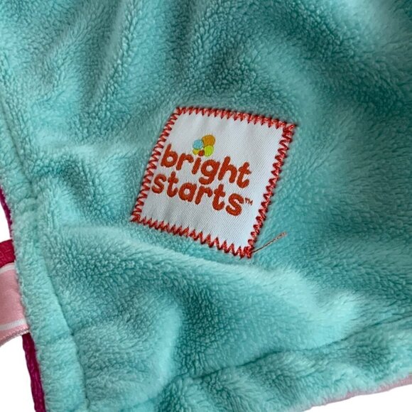 Bright Starts Taggies Elephant Plush Lovey Security Blanket Soft Baby Soother - Picture 7 of 8